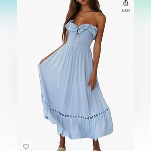 Strapless sun dress